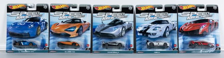 Hot Wheels Speed Machines Car Culture Full Set of 5