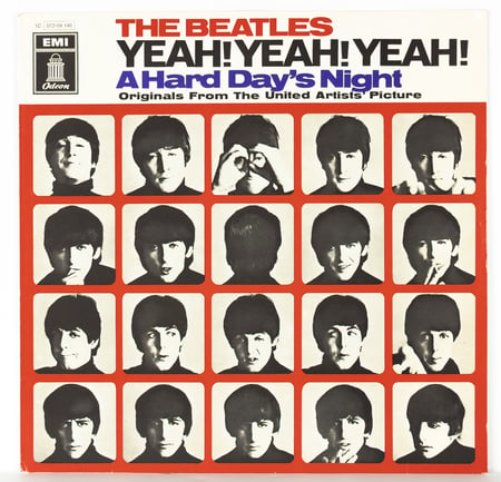 Yeah! Yeah! Yeah! (A Hard Day's Night) - 1977 German Odeon/Apple Reissue