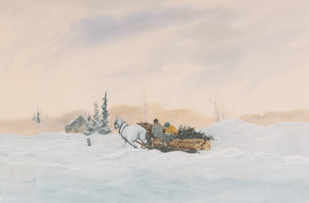 Hauling Logs