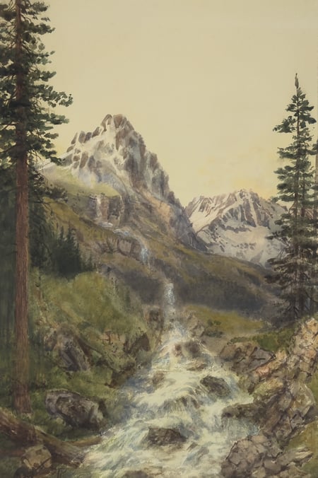 Stream Rocky Mountains (Near Glacier B.C.)