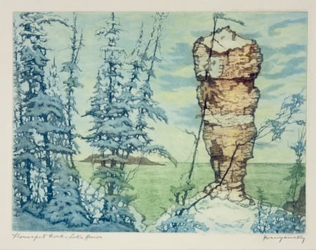 Honeypot Rock, Lake Huron