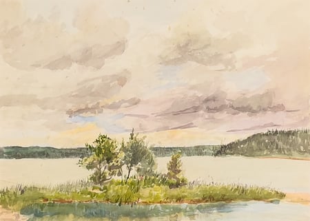 Cloudy on the Lake