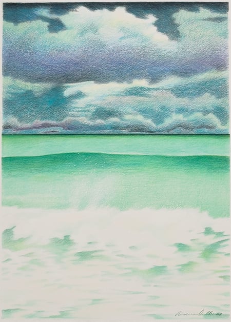 Untitled Landscape (Shoreline on the Beach)