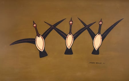 Untitled (Three Canadian Geese)