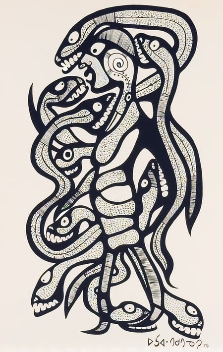 Man with Serpents