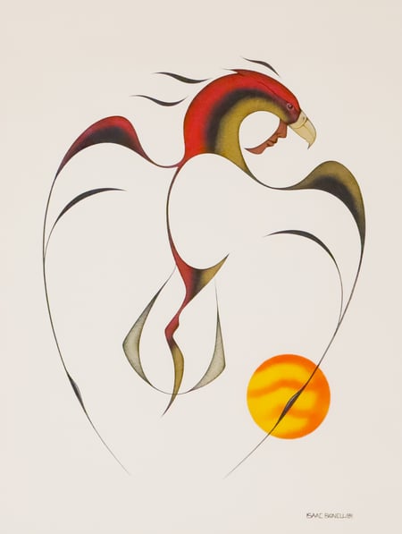 Untitled (Eagle and Sun)