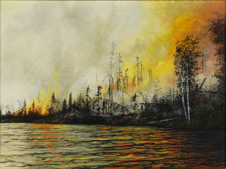Fiery Reflections