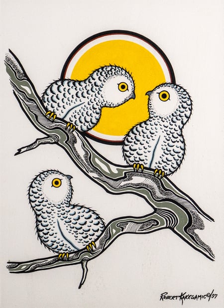 Untitled (Three Owls)