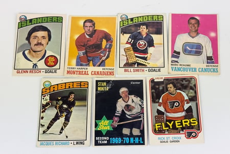Vintage Hockey Cards. Various Years