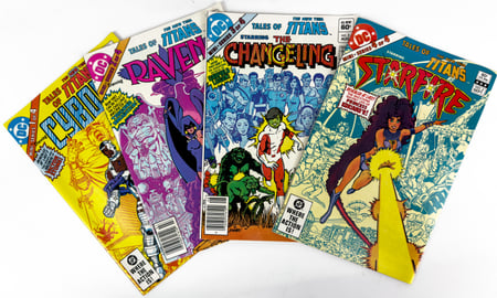 Tales of the New Teen Titans Mini Series #1, #2, #3, #4