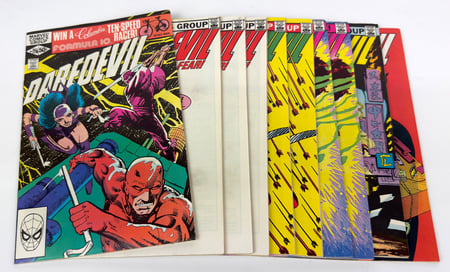 Daredevil Key Comic Bundle #176, #187, #189, #190, #197, #230