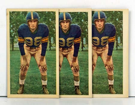 Gerry James - Winnipeg Blue Bombers (3 copies) Blue Ribbon #9