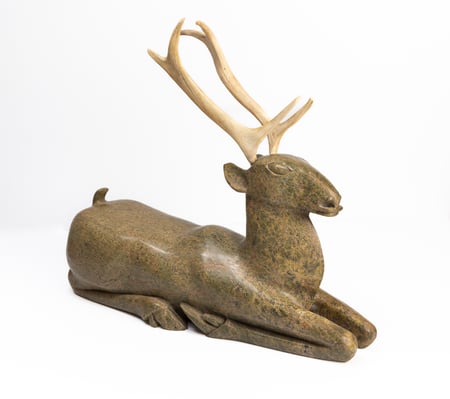 Resting Caribou