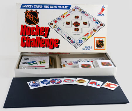 NHL Hockey Challenge Board Game. Made in WInnipeg