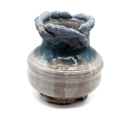 Blue and Grey Vessel