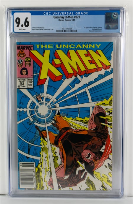 The Uncanny X-Men #221 CGC Graded 9.6
