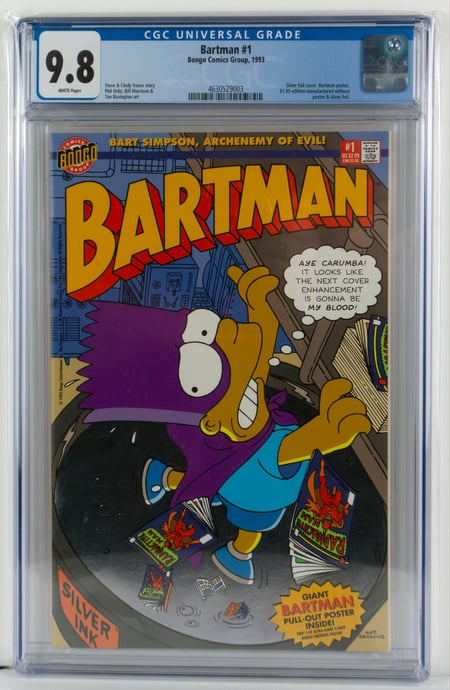 Bartman #1 CGC Graded 9.8