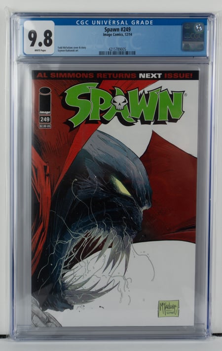 Spawn #249 CGC Graded 9.8