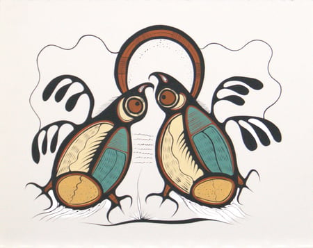 Two Birds Courting Again
