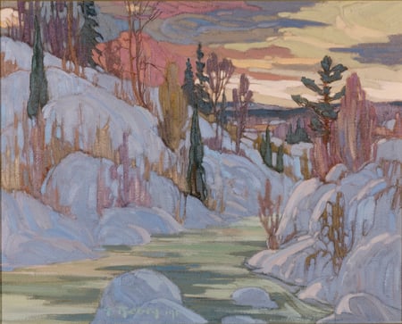 Les Neiges Blue Du Soir