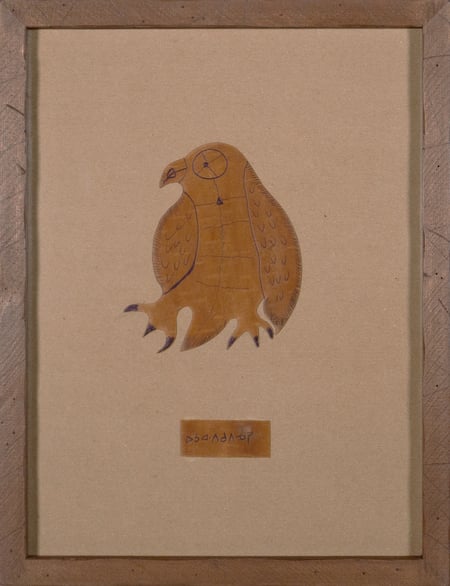 Birchbark Study (Eagle)
