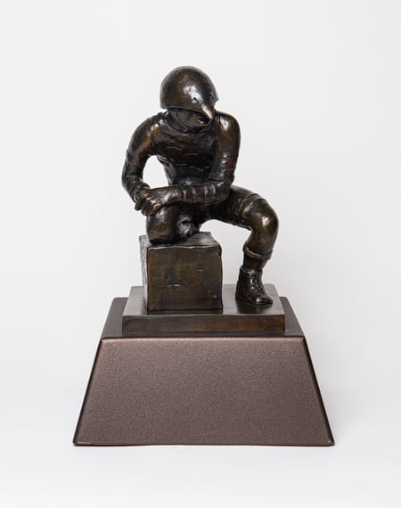 Bird Man Kneeling