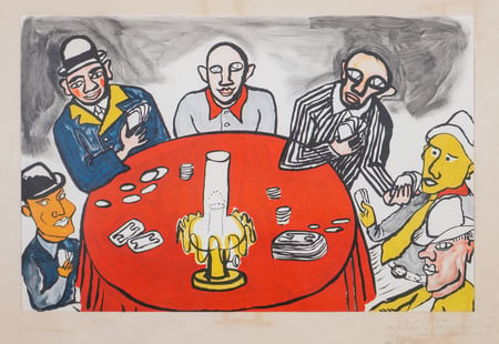The Poker Players (Plate 5)