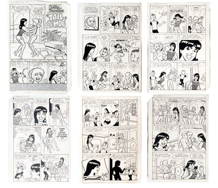 Archie's Girls Betty and Veronica #326 - Original Artwork "Tail of Woe" Complete