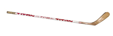 Dave Babych Winnipeg Jets Signed Game Used Stick