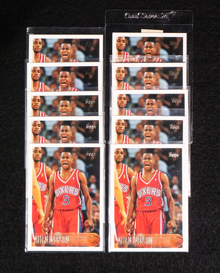 10 x Allen Iverson 96-97 Card