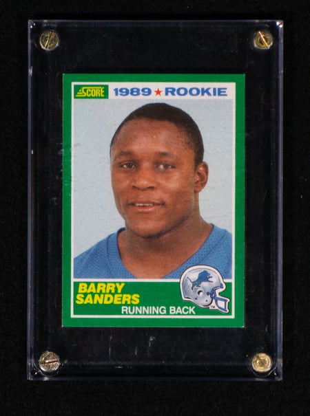 1989 Barry Sanders Rookie Card
