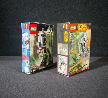 Lego Star Wars - Clone Scout #7250 & Imperial AT-ST #7127