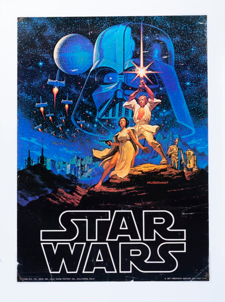 Star Wars "Hildebrandt"  Commercial Poster