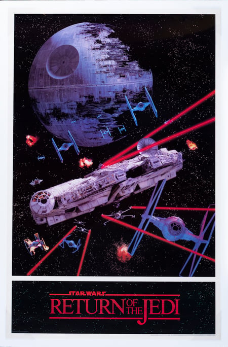 Star Wars Return of the Jedi Commercial Poster