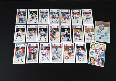 Winnipeg Jets Autographed Promotional Package (17 Signed Cards)