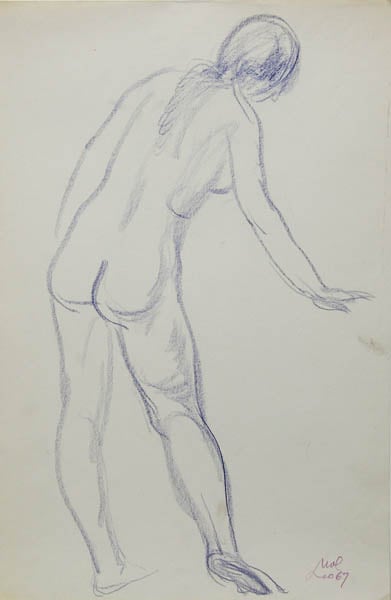 Untitled (Standing Figure Drawing)