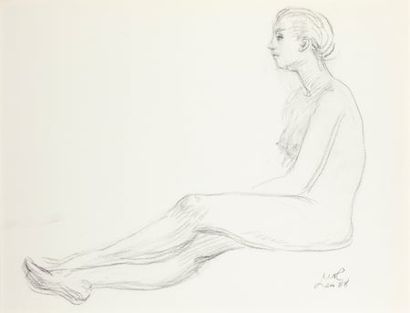 Seated figure