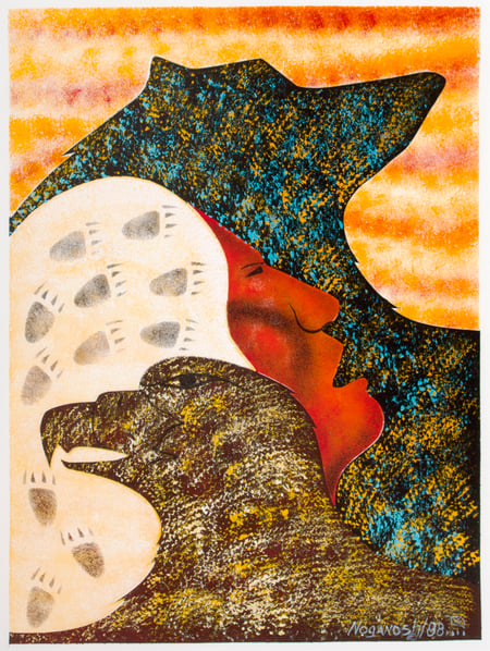Bear and Eagle (Untitled)