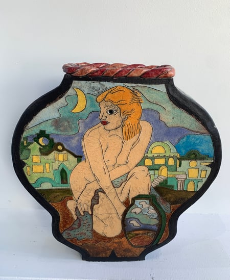 Vase with Kneeling Nude