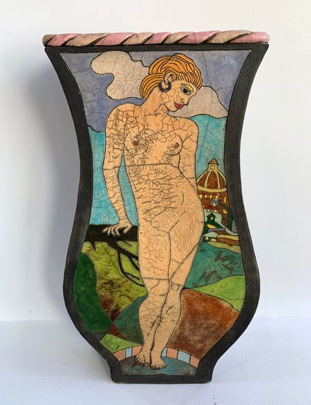 Vase with Classical Nude