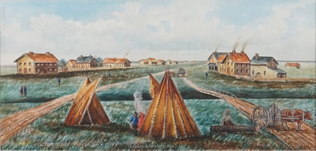 Main Street Winnipeg Looking North 1870