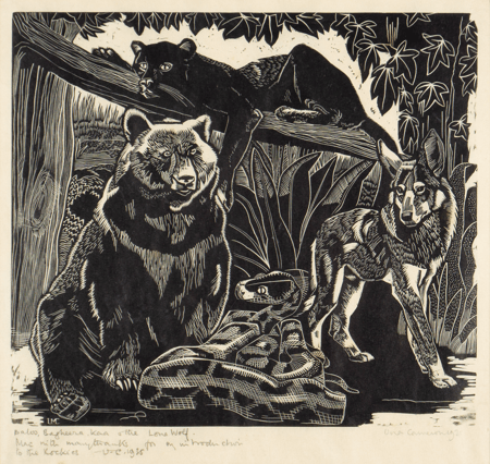 Baloo, Bagheera, Kaa and the Lone Wolf