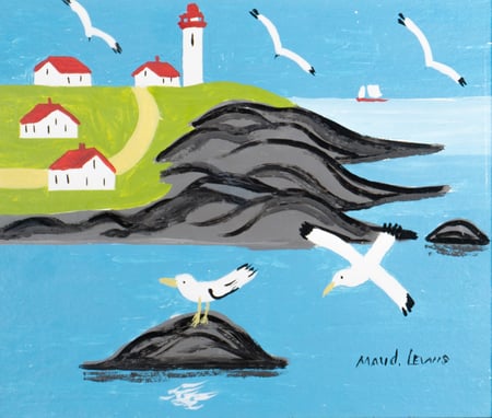 Lighthouse and Gulls